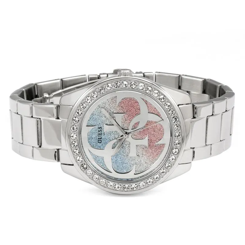 Guess G Twist Two-tone Dial Ladies Watch | W1201L1